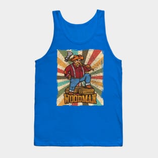 Forest Worker With His Ax - Vintage Tank Top